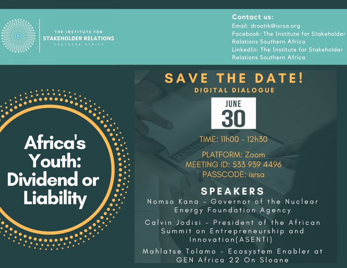 Africa’s Youth Divident or Liability